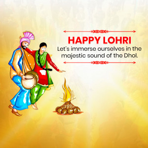 Happy Lohri hd images poster banner status and hd photos